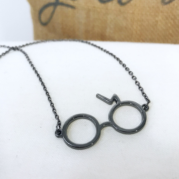 Boutique Jewelry - 🎀 NEW Harry Potter Glasses & Lightning Necklace Boutique Jewelry - 🎀 NEW Harry Potter Glasses & Lightning Necklace